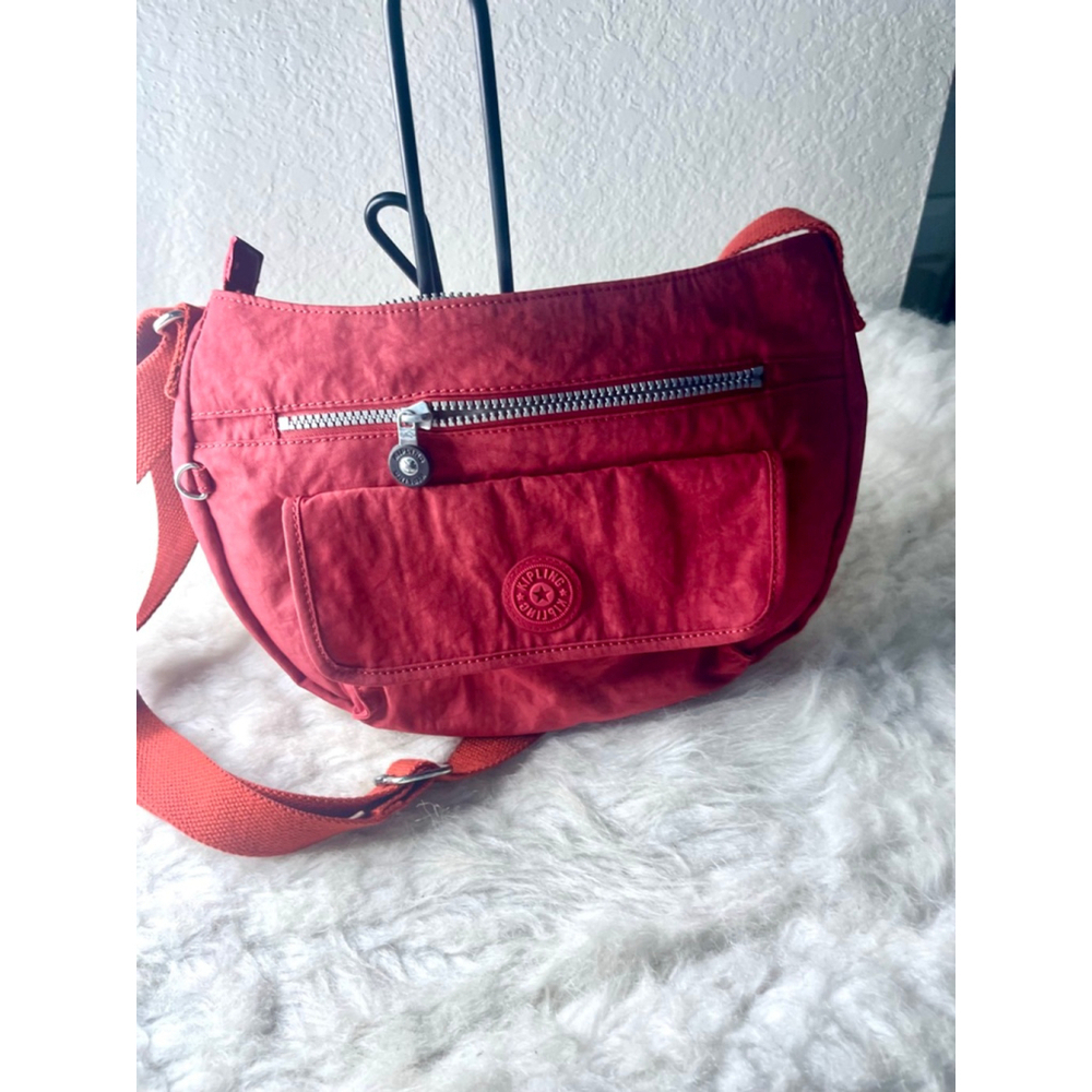 Kipling Women's Syro Shoulder Crossbody Bag Red